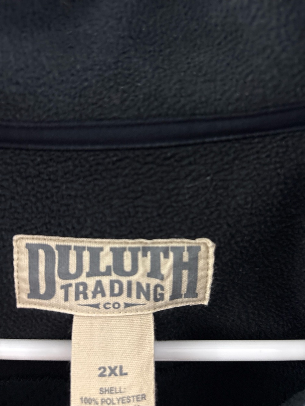 Duluth Trading Co Mens 2XL Black Full Zip Mock Neck Sweater Vest Mid Weight - Picture 3 of 5